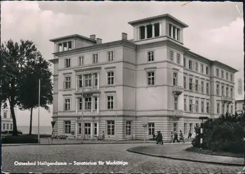 Ansichtskarte Heiligendamm-Bad Doberan Sanatorium für Werktätige 1964