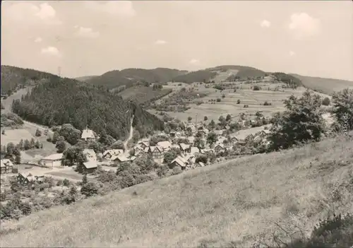 Ansichtskarte Schönbrunn-Schleusegrund Panorama-Ansicht 1973