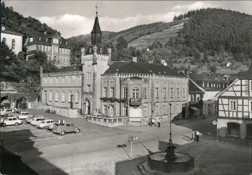 Ansichtskarte Leutenberg Rathaus 1976