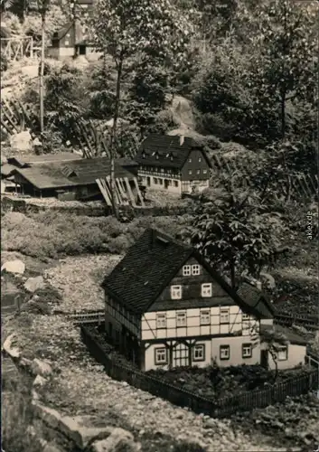 Ansichtskarte Oederan Miniaturpark Klein-Erzgebirge xx 1975