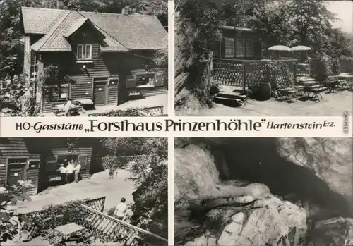 Hartenstein (Sachsen) HO-Gaststätte "Forsthaus Prinzenhöhle" 1977