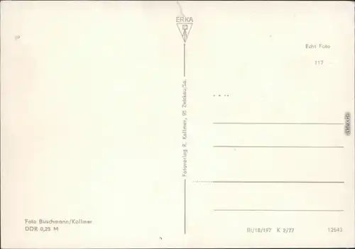 Hartenstein (Sachsen) HO-Gaststätte "Forsthaus Prinzenhöhle" 1977