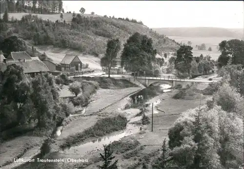 Ansichtskarte Trautenstein-Oberharz am Brocken Panorama-Ansicht 1982