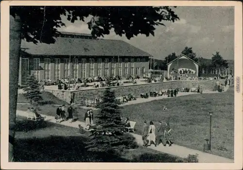 Ansichtskarte Oberhof (Thüringen) Kurkonzert 1955