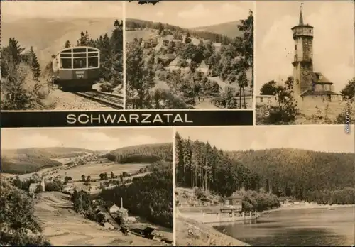 Scheibe-Alsbach Oberweißbacher Bergbahn,  Fröbelturm, Stausee 1969