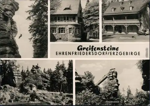 Ansichtskarte Ehrenfriedersdorf Greifensteine 1964