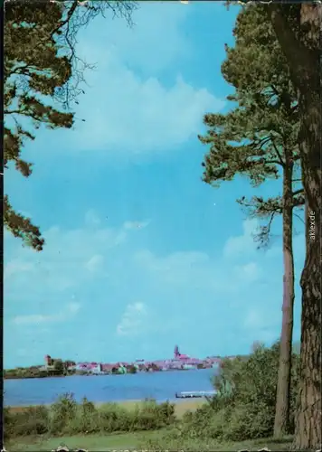 Ansichtskarte Waren (Müritz) Panorama-Ansicht 1964