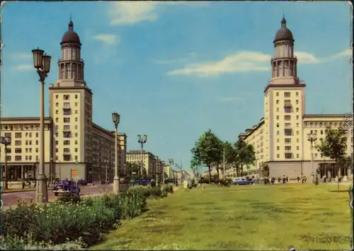 Ansichtskarte Berlin Frankfurter Tor 1961