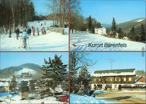 Bärenfels (Erzgebirge) Hofenhübel, Rote Weißeritz,  , Milchbar Sartor 1988