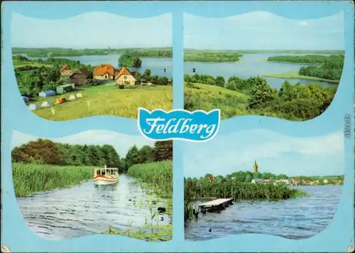 Feldberger Seenlandschaft Blick vom Hüttenberg und Hauptmannsberg  1965