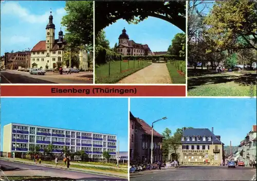 Eisenberg (Thüringen) Neue Schule im Neubaugebiet, Ernst-Thälmann-Platz 1980