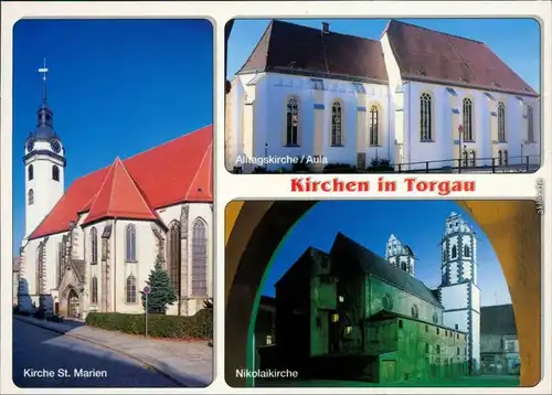 Torgau Stadtkirche/St.-Marien-Kirche, Altagskirche / Aula, Nikolaikirche 1995