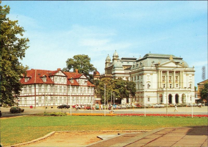 Schwerin Mecklenburg Altes Palais am Alten Garten Schloss Staatstheater
