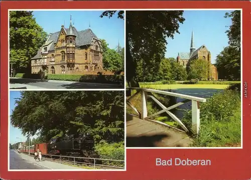 Bad Doberan Stadtmuseum "Möckelhaus", Molli - Schmalspurbahn, Münster 1987