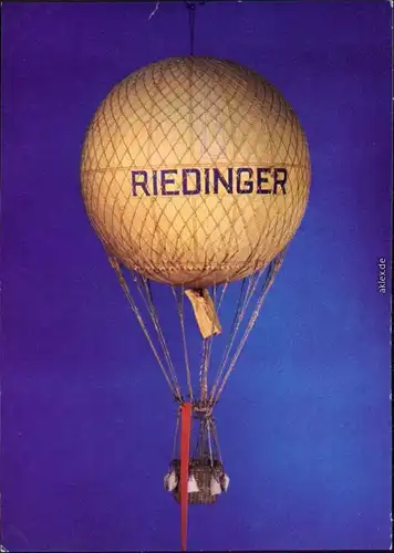 Dresden Verkehrsmuseum Dresden: Freiballon 1900, Modell M 1:25 1981