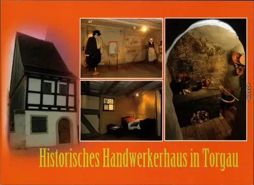 Ansichtskarte Torgau Historisches Handwerkshaus 1995