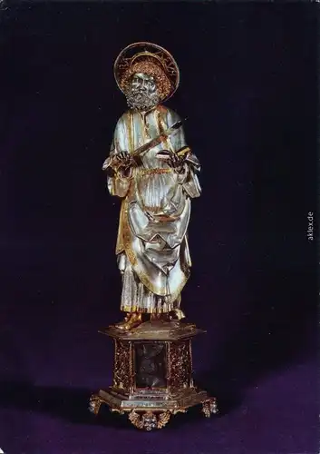 Bautzen  Domschatzkammer St. Petri: Gotisches St. Bartholomäus-Reliquiar 1987