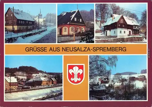 Neusalza-Spremberg Nowosólc Kirche, Spree, Umgebindehaus, Heimatmuseum  1987