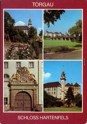Ansichtskarte Torgau Schloss Hartenfels  aaa 1986