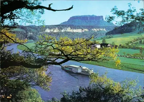 Ansichtskarte Porschdorf-Bad Schandau Lilienstein 1974