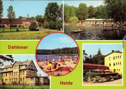 Dahlen Dahlener Heide: Waldbad Schmannewitz Freibad / Campingplatz, 1980