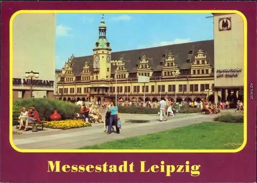 Ansichtskarte Leipzig Altes Rathaus am Markt 1981