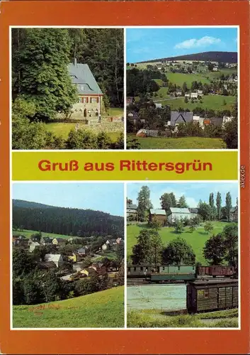 Rittersgrün-Breitenbrunn (Erzgebirge)   Sächsisches Schmalspurmuseum 1984