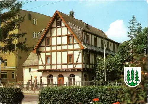Ansichtskarte Thalheim Gaststätte und Hotel "Deutsches Eck" 1984