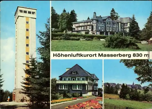 Masserberg Die neue Rennsteigwarte, Hotel Kurhaus 1980