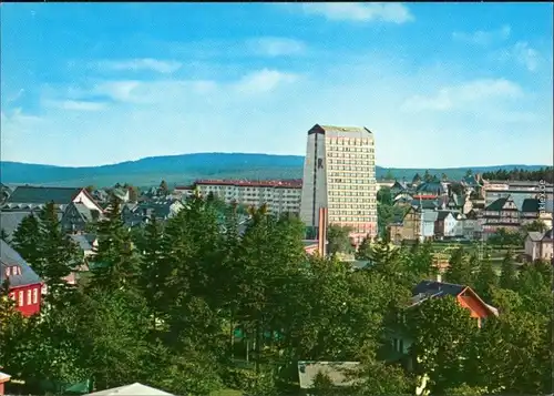 Ansichtskarte Oberhof (Thüringen) FDGB-Erholungsheim Rennsteig 1981