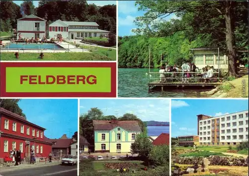 Feldberg-Feldberger Seenlandschaft Erholungsheim   Luzinhalle  1982