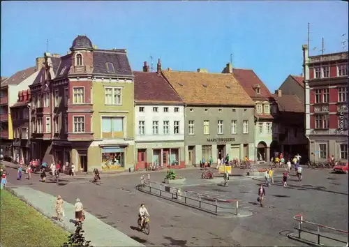 Senftenberg (Niederlausitz)   Altmarkt /Platz der Freundschaft 1981