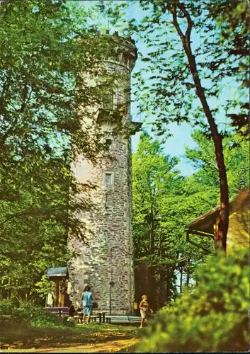 Ansichtskarte Ilmenau Aussichtsturm auf dem Kickelhahn 1980 
