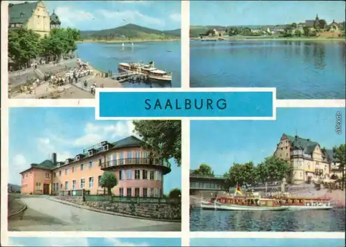 Saalburg-Ebersdorf (Saale)   "Hermann Schlimme" Dampferanlegestelle 1969