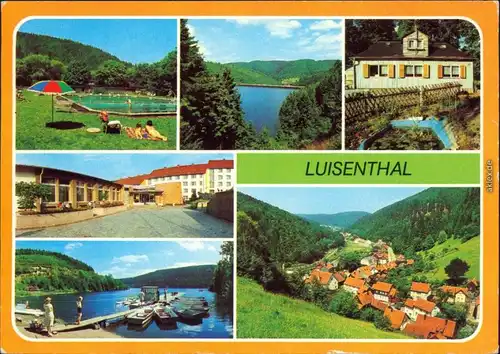 Luisenthal (Thüringen) Bad, Ohratalsperre, Waldgaststätte "Scherershütte"  1983