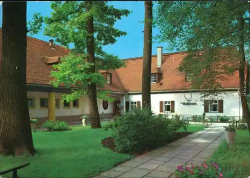 Ansichtskarte Moritzburg Gaststätte und Hotel "Waldschänke" 1984