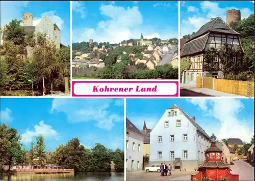 Kohren-Sahlis Kohrener Land: Burg,   Ruine Kohren, Gaststätte und bb 1979