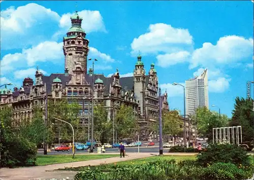 Ansichtskarte Leipzig Neues Rathaus g1979