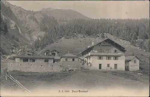 Ansichtskarte Les Contamines-Montjoie Nant Borrant, Chalet Refuge 1910