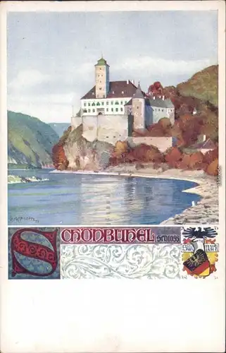 Schönbühel an der Donau-Schönbühel-Aggsbach Schloss Schönbühel Südmark 1912