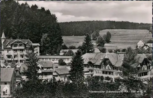 Ansichtskarte Friedenweiler Panorama-Ansicht 1957