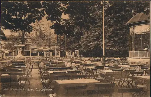 Ansichtskarte Bad Salzelmen-Schönebeck Parkhotel Villa Bismarck 1926