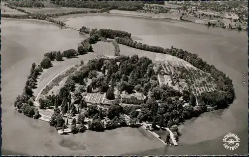 Ansichtskarte Konstanz Luftbilder Insel Mainau 1969