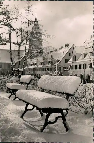 Ansichtskarte Freudenstadt Marktplatz 1968