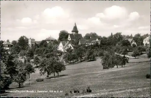 Ansichtskarte Buoch-Remshalden Panorama-Ansicht 1968