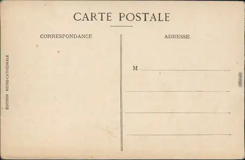 Ansichtskarte Reims Reims Luftbild aus großer Höhe 1913 