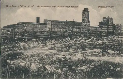 Ilsenburg (Harz) Brocken - Brockenhotel - Observatorium - Weg 1913 