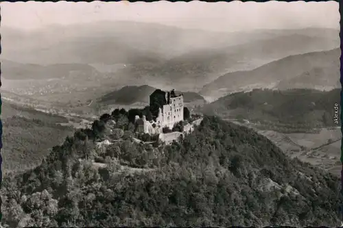 Schönberg-Seelbach (Schutter) Luftbild Ruine Hohengeroldseck 1956