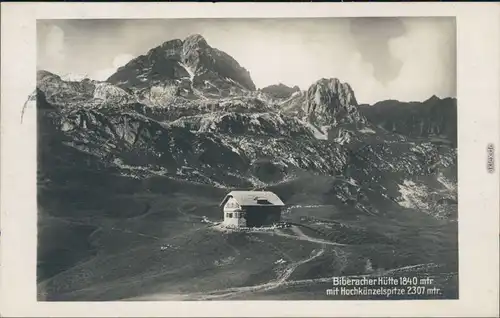 Bregenz Biberacher Hütte 1840 m am Schadonapass/Biberacher Hütte  1915