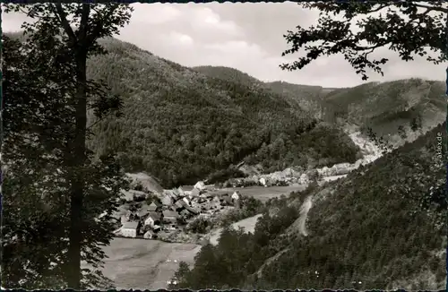 Ansichtskarte Sieber (Herzberg am Harz) Panorama-Ansicht 1962